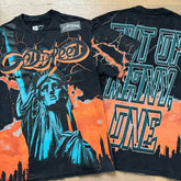 Godspeed T Shirts statue of Liberty 100% pure cotton 260g fabric