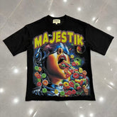 MAJESTIK T Shirts Loose fit 100% cotton