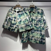 Amiri Shirt & Shorts Set – Stylish Resort Wear (Top and shorts sold separately)