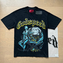 Godspeed T-Shirt Retro Fantasy Pattern