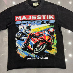 MAJESTIK T Shirts Loose fit 100% cotton