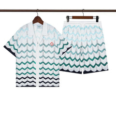 Casablanca Beach Shirt & Shorts Set Casual Summer Vacation/Travel Wear (Sold Separately)