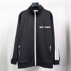 Palm Angels sweatshirt Striped zip-up cardigan