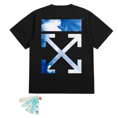 OFF WHITE T SHITRS High-quality 100% pure cotton streetwear