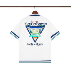 Casablanca Beach Shirt & Shorts Set Casual Summer Vacation/Travel Wear (Sold Separately)