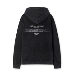 Off White hoodie oil painting series pattern pullover hooded