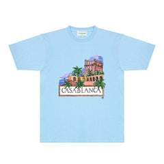 Casablanca T Shirts Street High-quality pure cotton