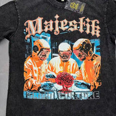 MAJESTIK T Shirts Loose fit 100% cotton