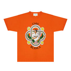Casablanca T Shirts Street High-quality pure cotton