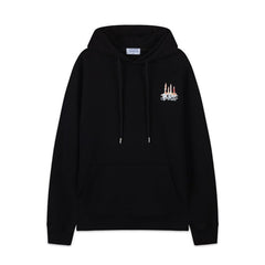 OW Lion Eagle Arrow Pattern Pullover Hooded Sweater