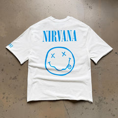 Unisex Vintage T Shirts SAINT ¡Á NIRVANA ¡Á LEGO Three-Way Collaboration Dollar Baby Limited Edition ¡ª Features heavyweight 320g fabric (matching the original specifications even after washing) and vintage single-stitch, top-and-bottom hem constructi
