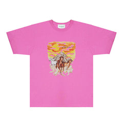 Casablanca T Shirts Street High-quality pure cotton