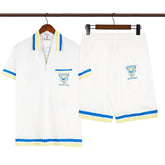 Casablanca Beach Shirt & Shorts Set Casual Summer Vacation/Travel Wear (Sold Separately)