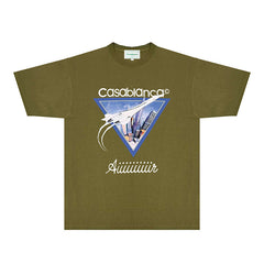 Casablanca T Shirts Street High-quality pure cotton