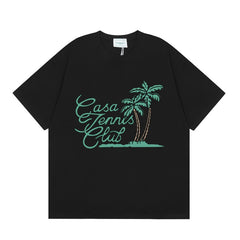 Casablanca T SHIRTS High-quality pure cotton streetwear