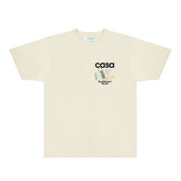 Casablanca T Shirts Street High-quality pure cotton