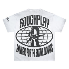 Rough Play T Shirts RoughPlay Love T-Shirt with rhinestones