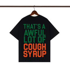COUGH SYRUP T shirts High-quality pure cotton streetwear Mona Lisa