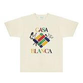 Casablanca T Shirts Street High-quality pure cotton