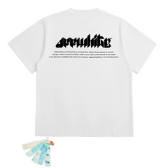 OFF WHITE T SHITRS High-quality 100% pure cotton streetwear