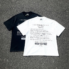 Unisex Vintage T Shirts Kurt Cobain Direct-to-Garment (DTG) Print ¨C High-Street Vintage Style, Heavyweight Fabric, Distressed Washed Finish