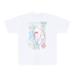 Casablanca T Shirts Street High-quality pure cotton