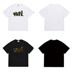 Bathing ape Bape T Shirts High-quality 100% cotton streetwear