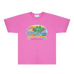 Casablanca T Shirts Street High-quality pure cotton