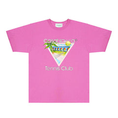 Casablanca T Shirts Street High-quality pure cotton