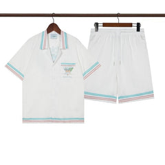 Casablanca Beach Shirt & Shorts Set Casual Summer Vacation/Travel Wear (Sold Separately)