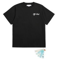 OFF WHITE T SHITRS High-quality 100% pure cotton streetwear