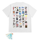 OFF WHITE T SHITRS High-quality 100% pure cotton streetwear