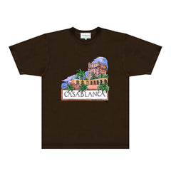 Casablanca T Shirts Street High-quality pure cotton