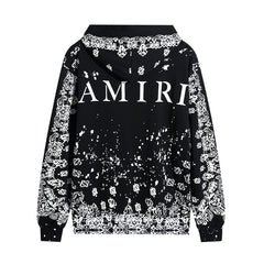 Amiri Hoodie All-over polka dot print