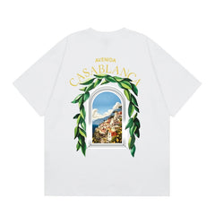 Casablanca T SHIRTS High-quality pure cotton streetwear