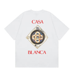 Casablanca T SHIRTS High-quality pure cotton streetwear