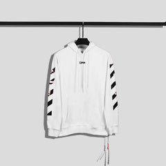 Off White hoodie Angel Wings Arrow Pattern Pullover Hood