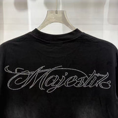 MAJESTIK T Shirts Loose fit 100% cotton