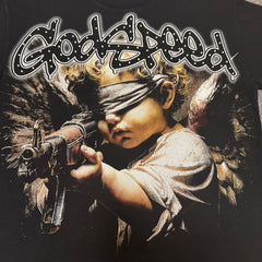Godspeed T Shirts 100% pure cotton 260g fabric Streetwear fashion Rhinestone
