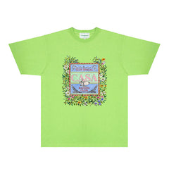 Casablanca T Shirts Street High-quality pure cotton
