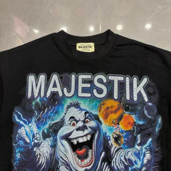 MAJESTIK T Shirts Loose fit 100% cotton