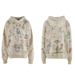 Saint Michael hoodie with printed design - fashionable