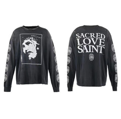 Saint Michael long sleeve shirts Premium-quality pure cotton streetwear for autumn