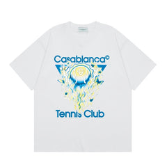 Casablanca T SHIRTS High-quality pure cotton streetwear