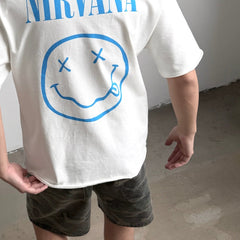 Unisex Vintage T Shirts SAINT ¡Á NIRVANA ¡Á LEGO Three-Way Collaboration Dollar Baby Limited Edition ¡ª Features heavyweight 320g fabric (matching the original specifications even after washing) and vintage single-stitch, top-and-bottom hem constructi