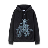 Off White hoodie Baby Angel Oil Painting Pattern Pullover Hoodie