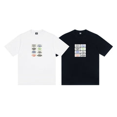 Stussy T shirts High-quality 260g pure cotton double yarn fabric