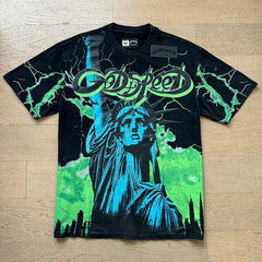 Godspeed T Shirts statue of Liberty 100% pure cotton 260g fabric