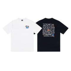 Stussy T shirts High-quality 260g pure cotton double yarn fabric