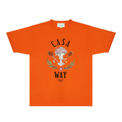 Casablanca T Shirts Street High-quality pure cotton